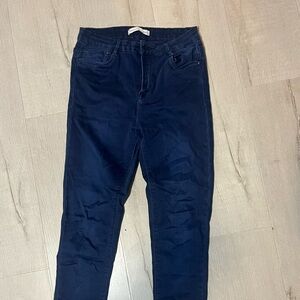Zara Navy Skinny Jeans